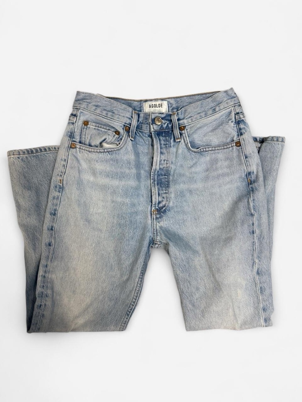 Agolde Light Wash Relaxed Women's Jeans